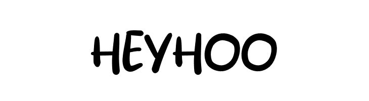 Heyhoo  フリーフォントのダウンロード
