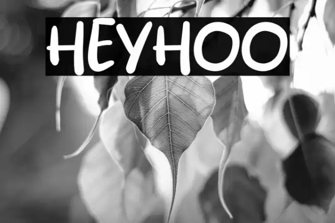 Heyhoo Caratteri examples