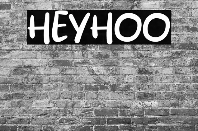 Heyhoo Caratteri examples