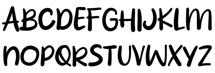 Heyhoo Schriftart Kleinbuchstaben