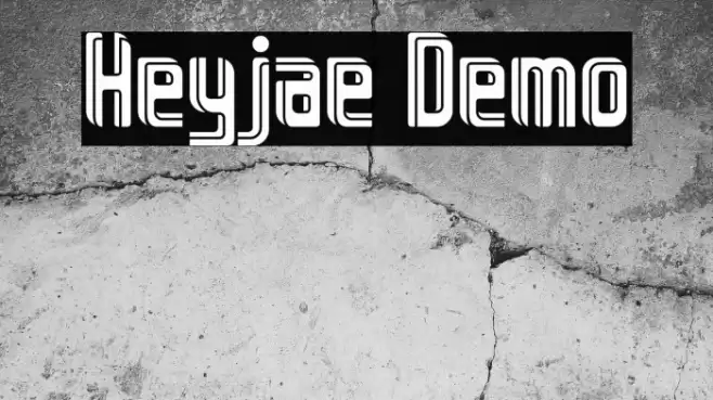 Heyjae Demo Шрифта examples