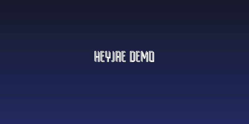 Heyjae Demo Social Header