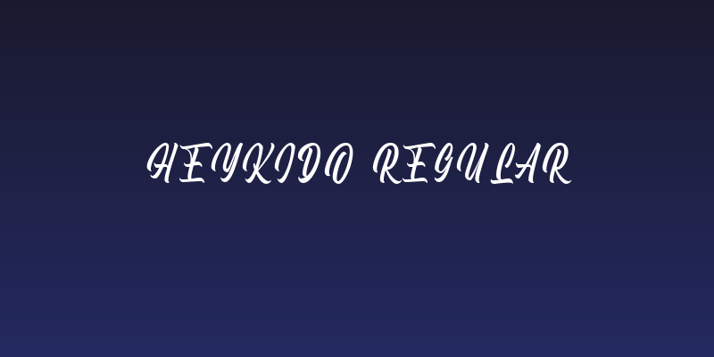 Heykido Regular Social Header