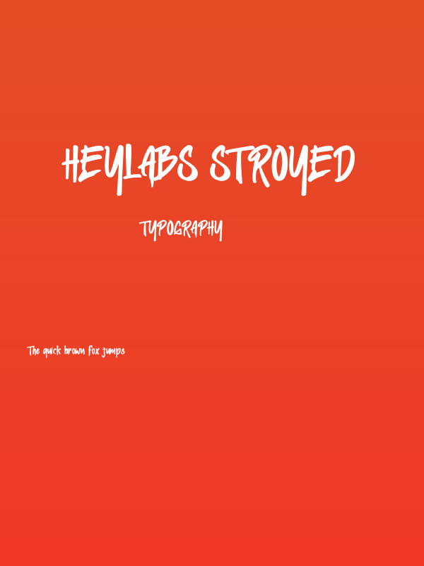 Heylabs Stroyed Poster