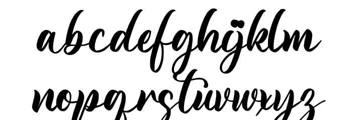 Heylena Font LOWERCASE