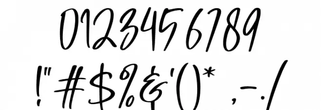 Heylia Lovely Font OTHER CHARS