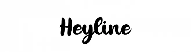 Heyline  تنزيل الخطوط