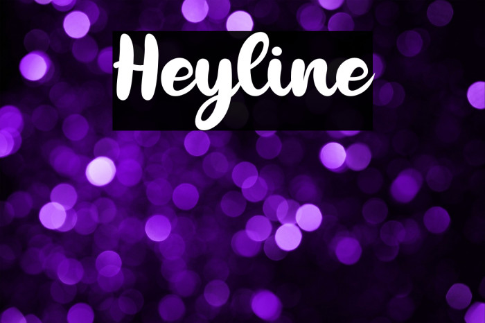 Heyline Example 1