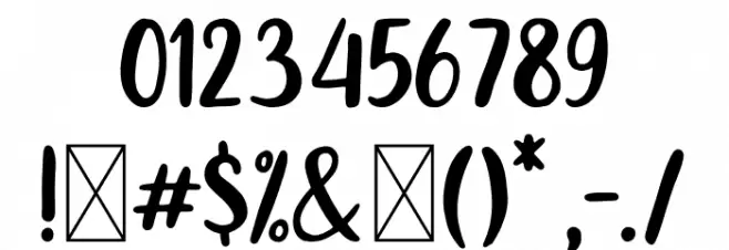 Heylolly Font OTHER CHARS