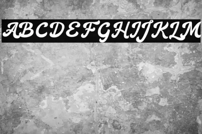 Heylova Script DEMO Regular Font examples