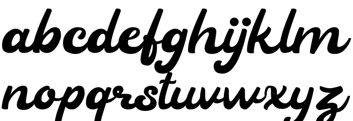 Heylova Script DEMO Regular Polices MINUSCULES