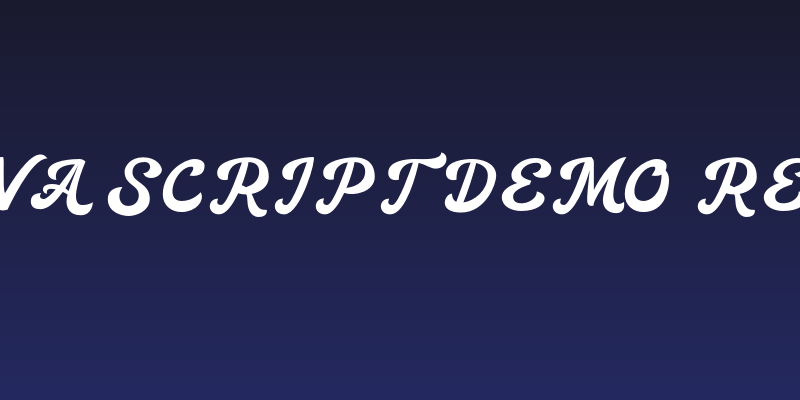 Heylova Script DEMO Regular Social Header