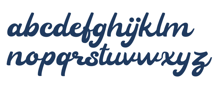Heylova Script DEMO Regular Lowercase