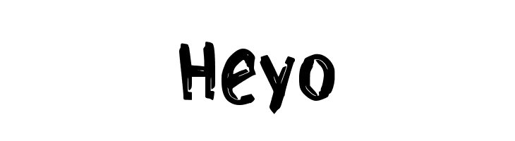 Heyo  नि: शुल्क फ़ॉन्ट्स डाउनलोड
