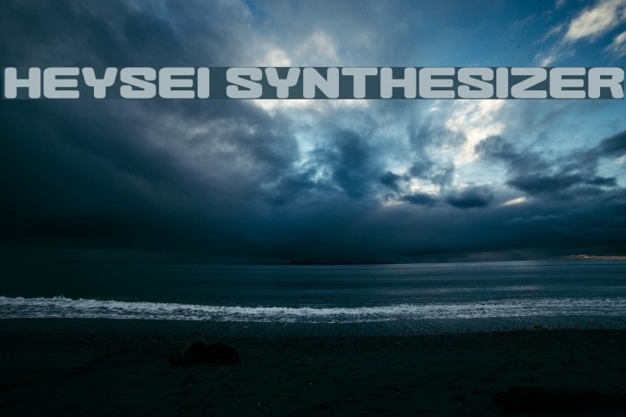 Heysei Synthesizer Example 1