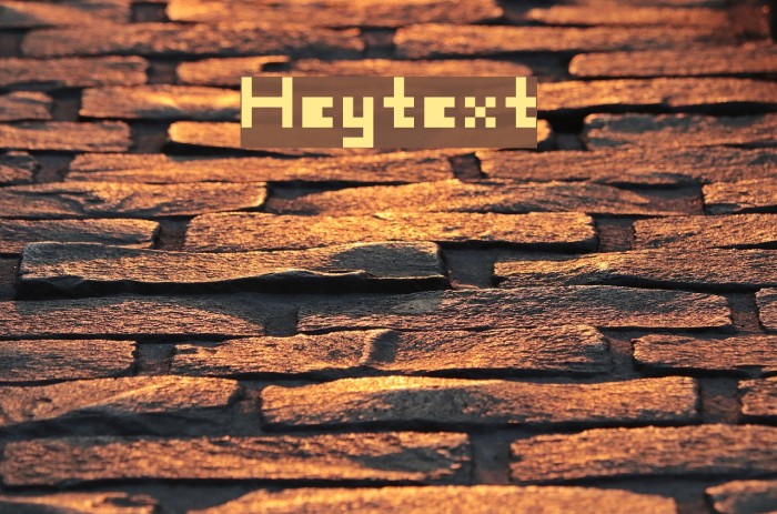 Heytext Example 1