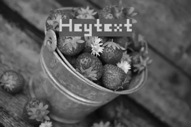 Heytext Font examples