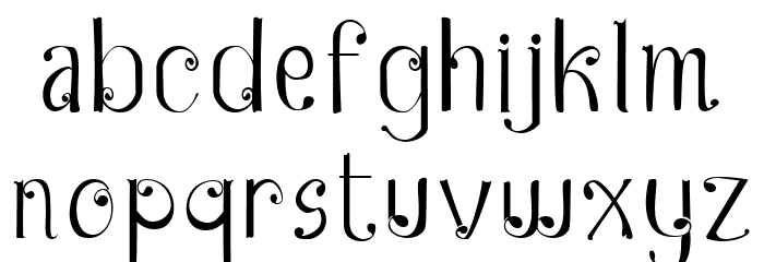 Heywa Font LOWERCASE