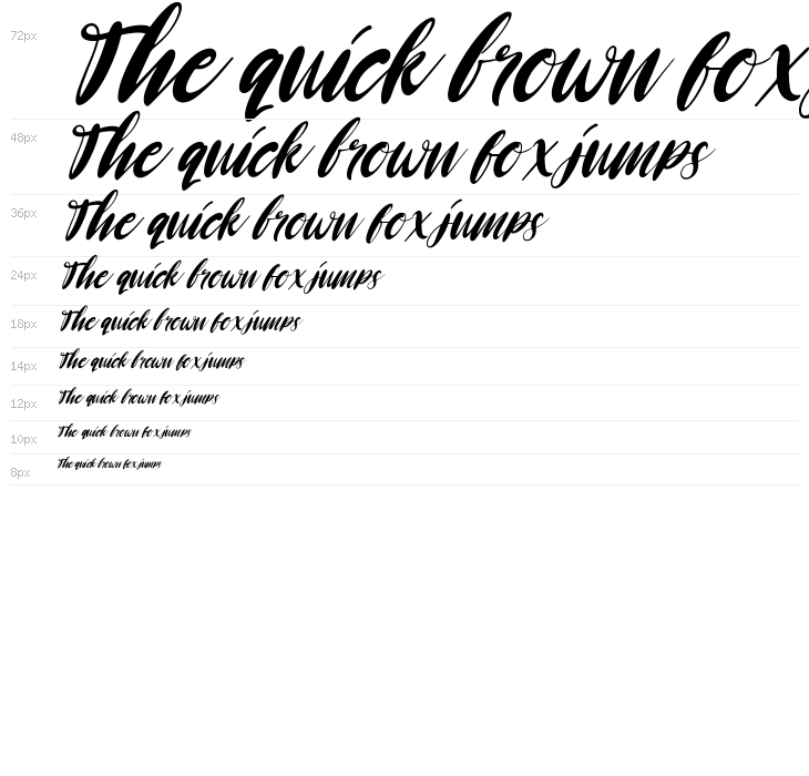 Heywolf Italic Waterfall