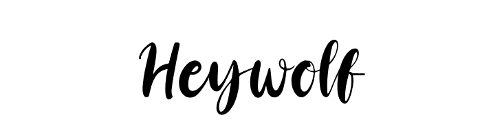 Heywolf  नि: शुल्क फ़ॉन्ट्स डाउनलोड