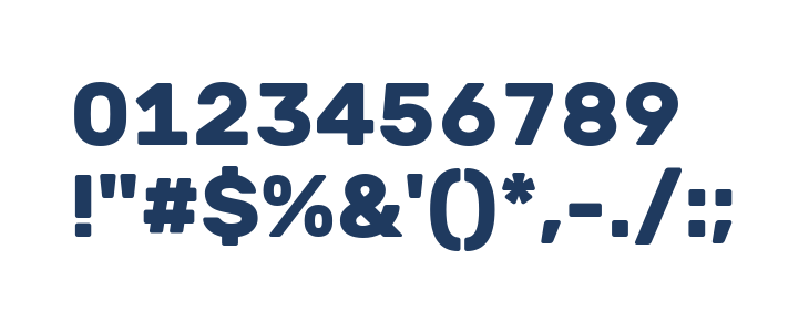 Hezaedrus Bold Other Characters