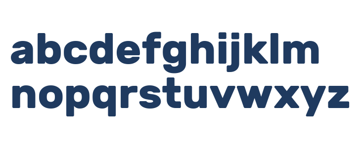 Hezaedrus Bold Lowercase