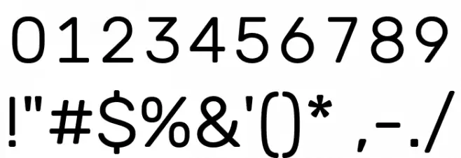 Hezaedrus Light Font OTHER CHARS