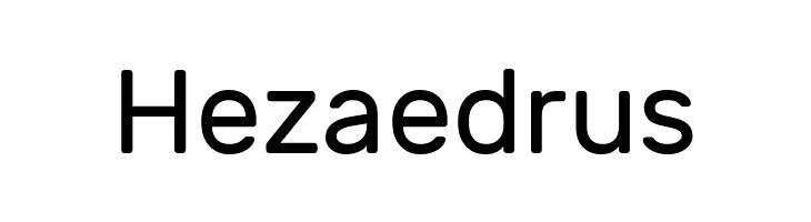 Hezaedrus  免费字体下载