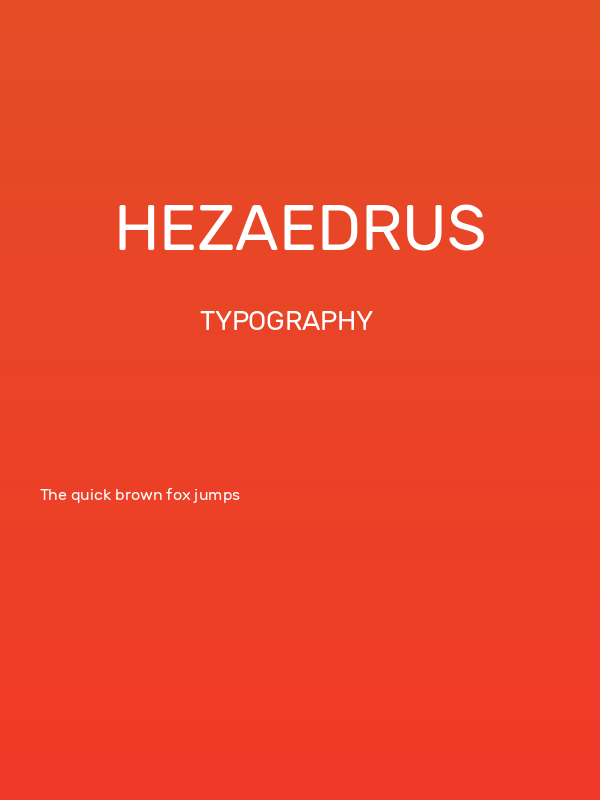 Hezaedrus Poster