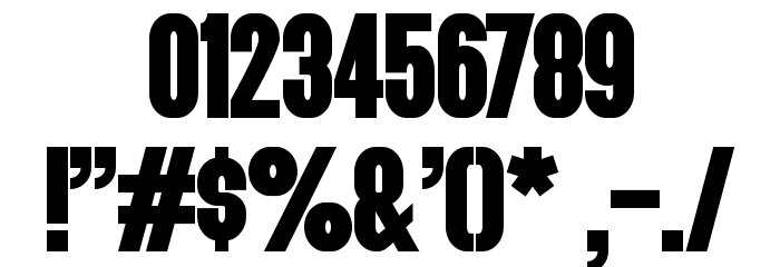 headthinker フォント その他の文字