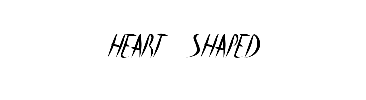 heart shaped  font caratteri gratis