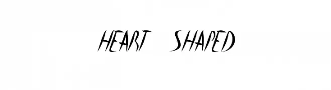 heart shaped  नि: शुल्क फ़ॉन्ट्स डाउनलोड