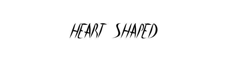 heart shaped 