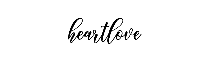 heartlove  フリーフォントのダウンロード