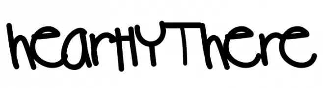 heartlyThere  免费字体下载