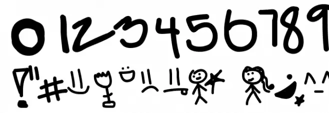 heartlyThere Font OTHER CHARS