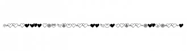 hearts and flowers for valentines  baixar fontes gratis