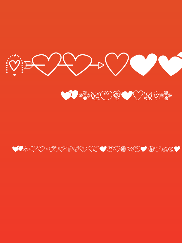 hearts and flowers for valentines Poster