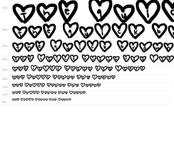 hearts love Waterfall