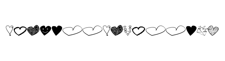 hearts shapess tfb  Descarca Fonturi Gratis