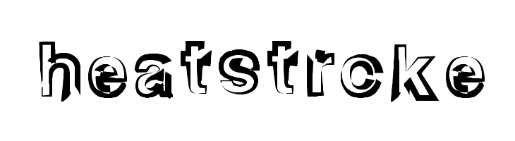 heatstroke Font