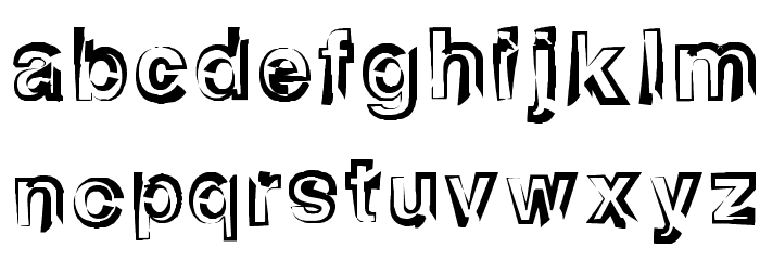 heatstroke Font LOWERCASE