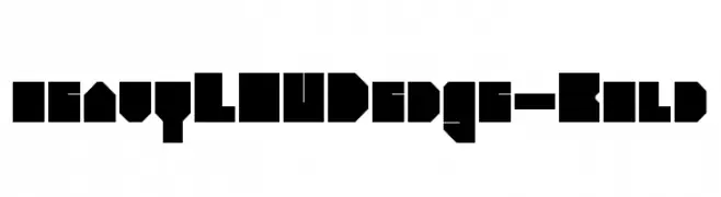 heavyLOUDedge-Bold  les polices de caractères gratuit tlcharger