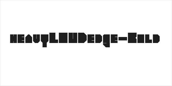 heavyLOUDedge-Bold Logo