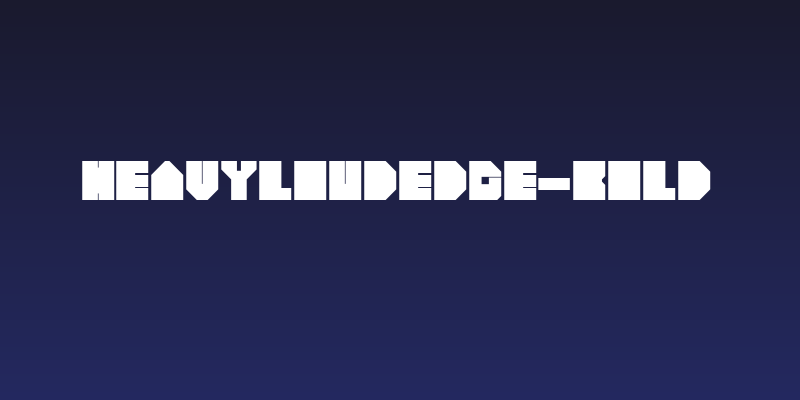 heavyLOUDedge-Bold Social Header