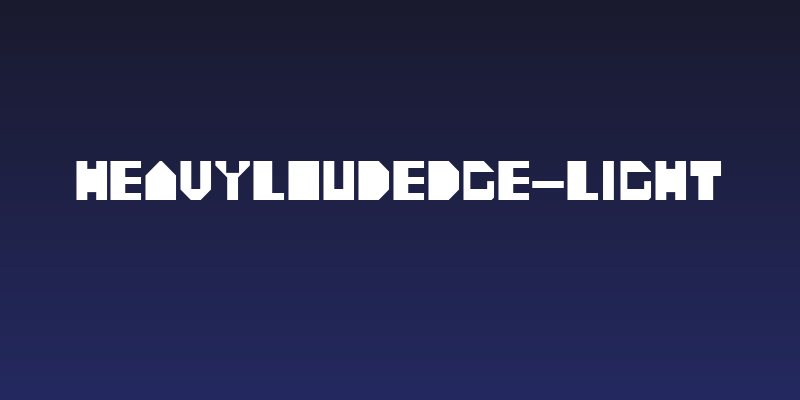 heavyLOUDedge-Light Social Header
