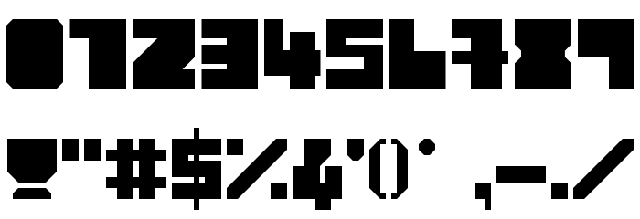 heavyLOUDedge Font OTHER CHARS