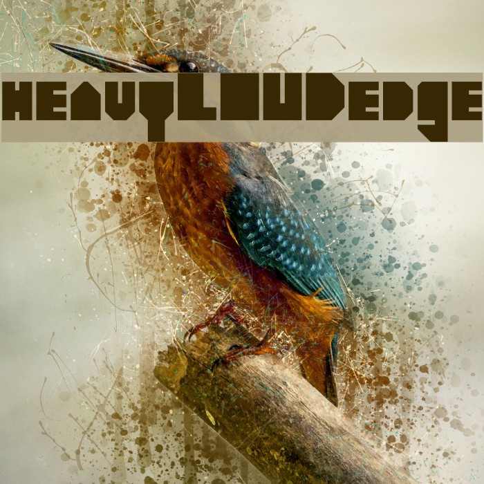 heavyLOUDedge Font examples