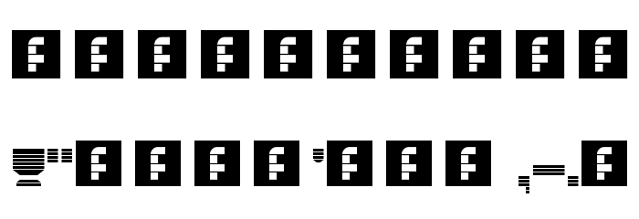 heavyLOUDedge_lineH Regular Font OTHER CHARS