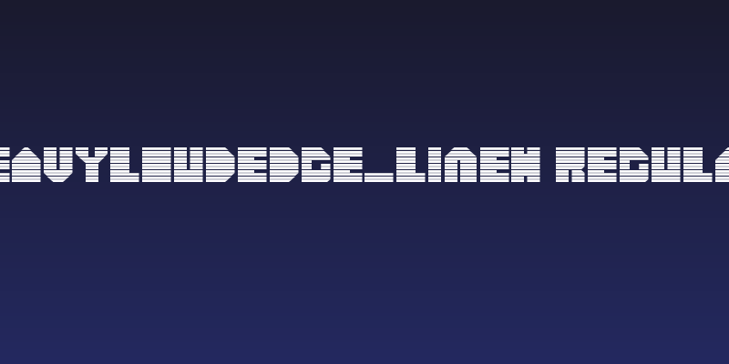 heavyLOUDedge_lineH Regular Social Header